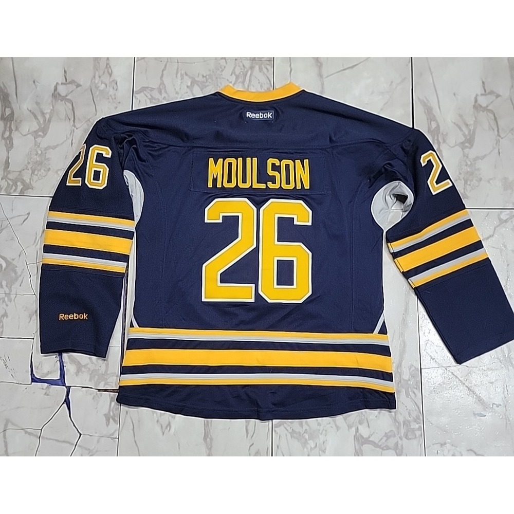 Reebok NHL Buffalo Sabres Premium Hockey Jersey Moulson #26 Womens XL Stitched